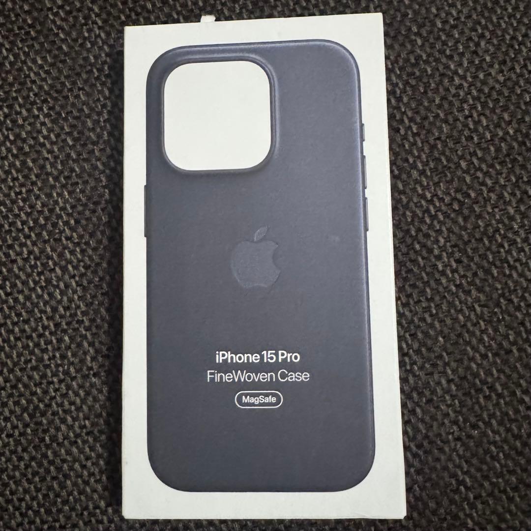 純正品iPhone 15 Pro FineWoven Case MagSafe