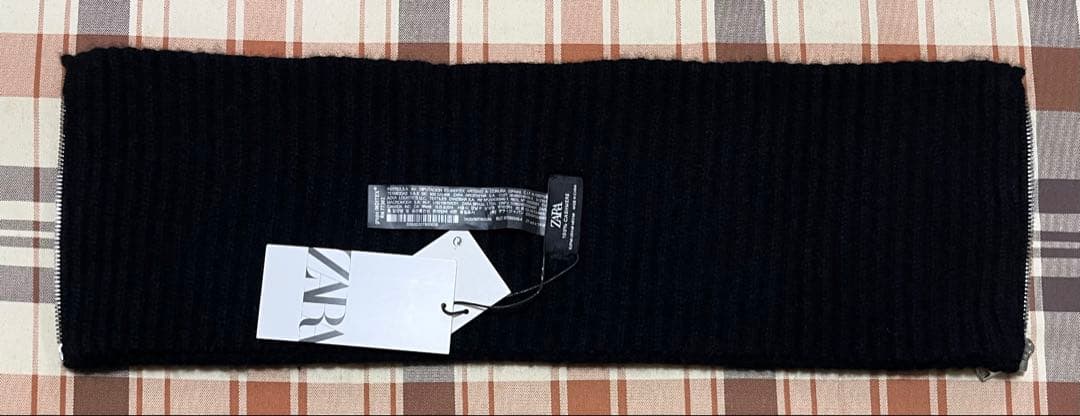 【値下げ中】ZARA　ネックウォーマー　スヌード　カシミア100%　男女兼用