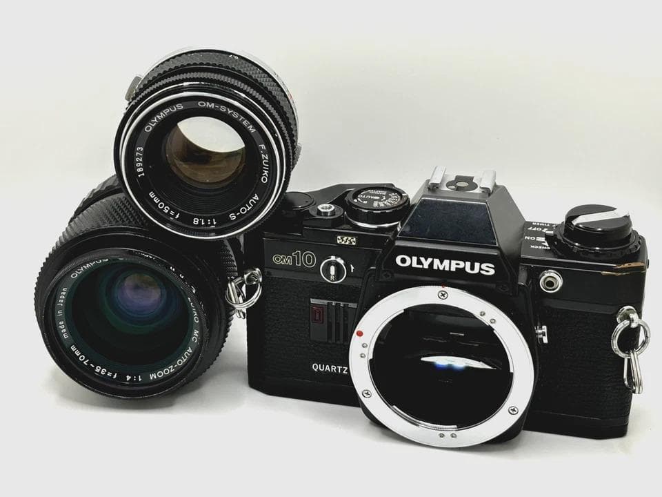 美品 OLYMPUS オリンパス OM-10 一眼レフカメラ ダブルレンズセット