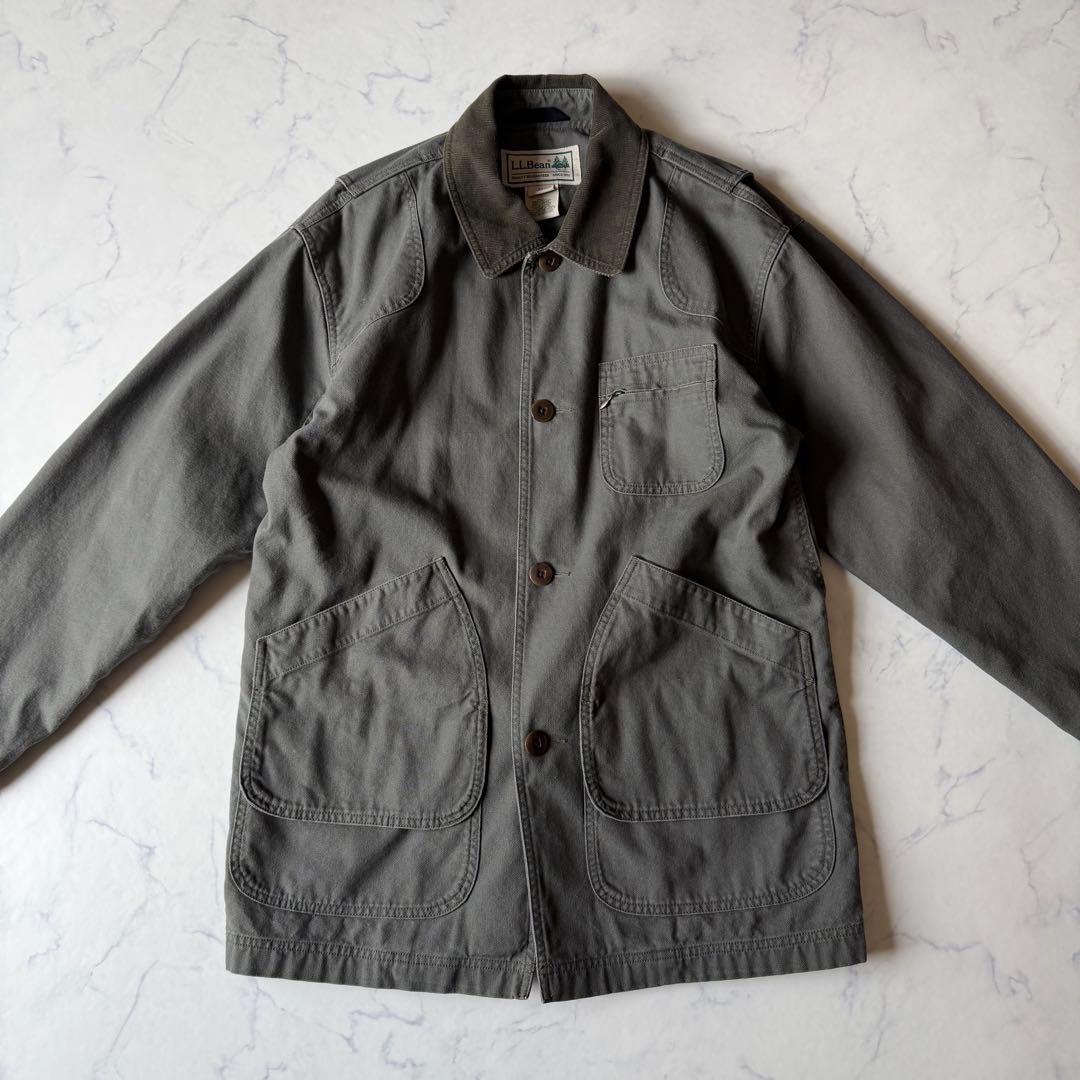 美品✨L.L.Bean ハンティングジャケット XL相当 襟コーデュロイ