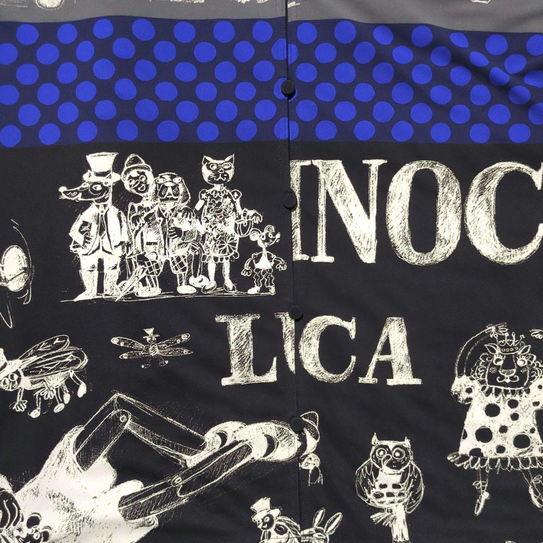 【専用】TOKUKO 1er VOL　前開きチュニック　ピノキオ　濃紺✕青ドット