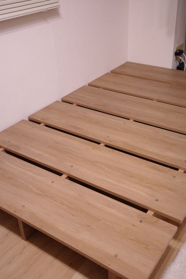 LOWYA シングルベッドフレーム 木製