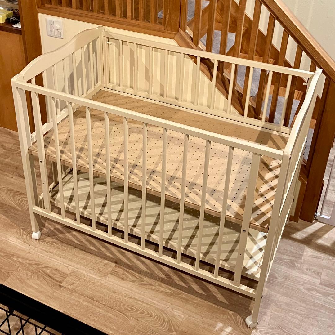 ベビーベッド Ann「アン」レギュラーサイズ ハイタイプ 日本製 赤ちゃん