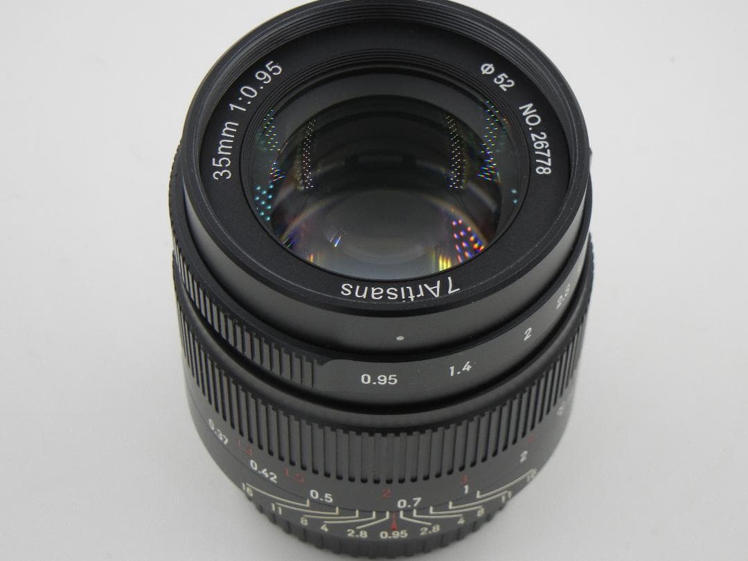 7artisans 35mm f/0.95 単焦点レンズ