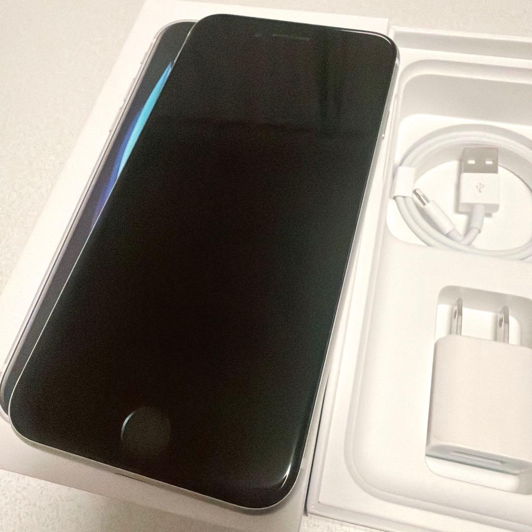 iphone se2 ホワイト SIMフリー 128GB 付属品あり 箱付き