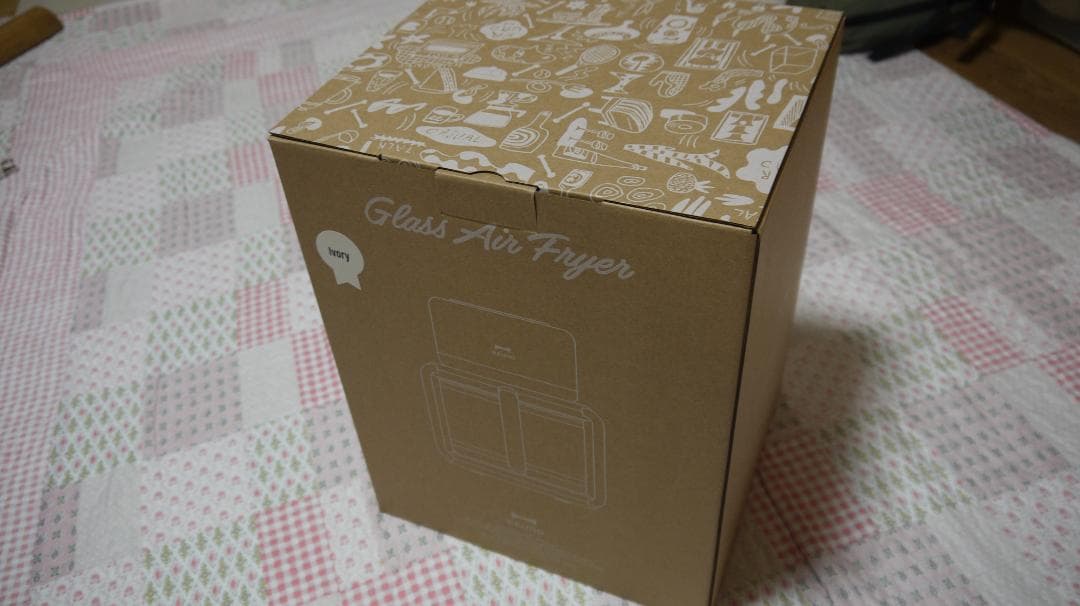 新品未開封BRUNO ガラスエアフライヤー アイボリー