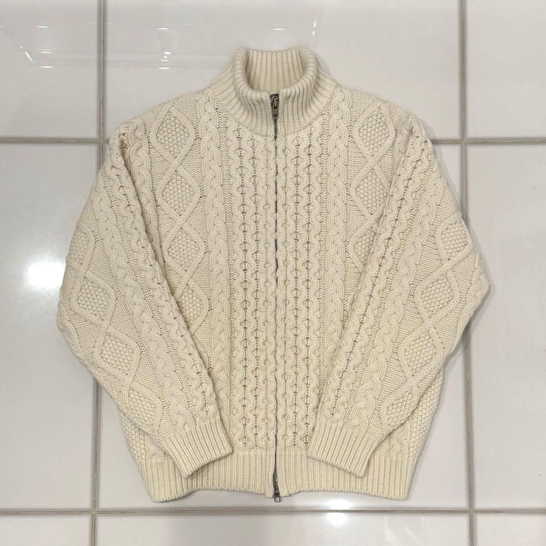 未使用 vowels 2025AW ケーブルニット バウルズ