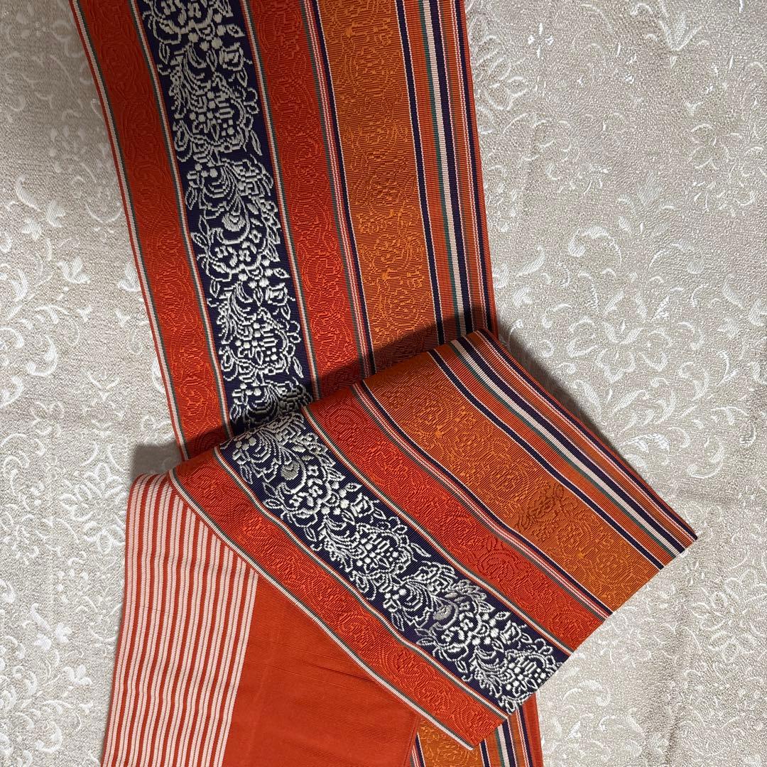 有松絞り　レディース　ゆかた　裄64身丈156 高級博多半巾帯セット