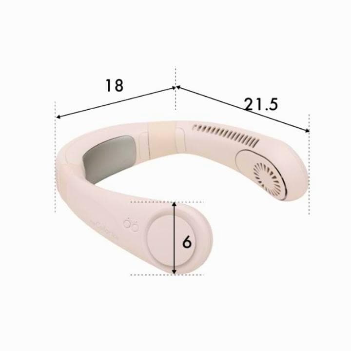 エレス 高級ネックファン IF-COIC25　爽快　ミントカラー