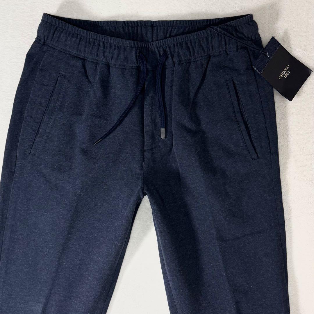 タグ付き未使用 CIRCOLO チルコロ1901 ジャージー スラックス 46