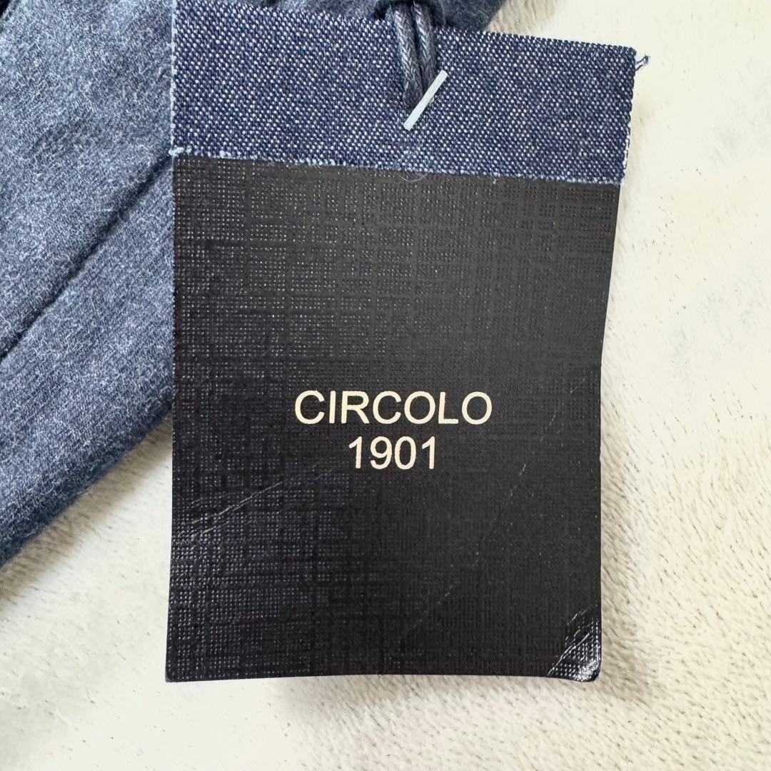 タグ付き未使用 CIRCOLO チルコロ1901 ジャージー スラックス 46