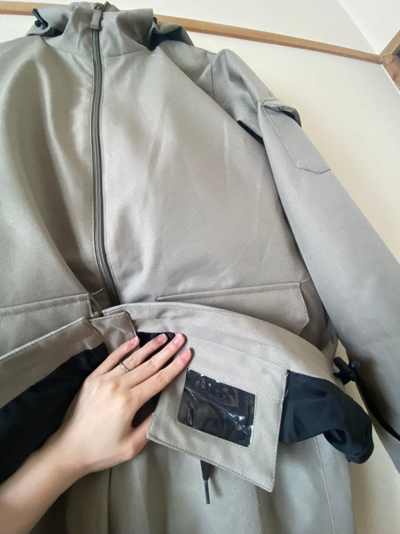 グレー スノーボードウェアセット