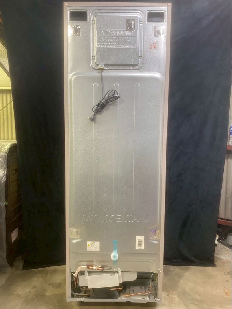 【mon】HITACHI 3ドア冷蔵庫 R-K380HVL(T)375L