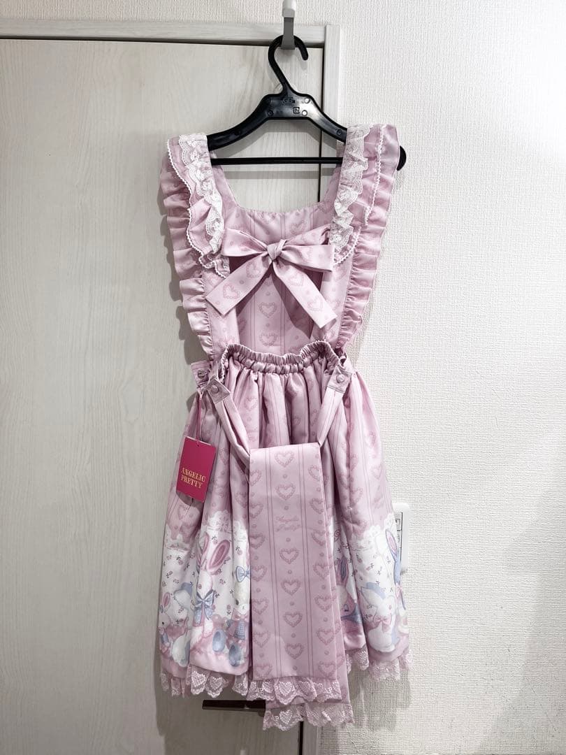 ANGELIC PRETTY ふわふわToysエプロン風スカート　ピンク