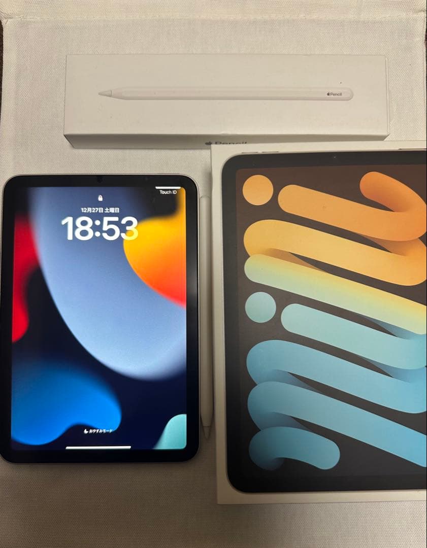 Apple iPad mini スターライトApple Pencil(第2世代)