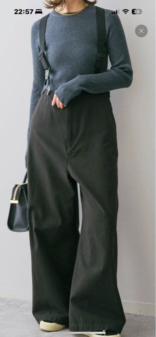 Spick and Span ＜追加2）サスペンダー付きワーカーパンツ38