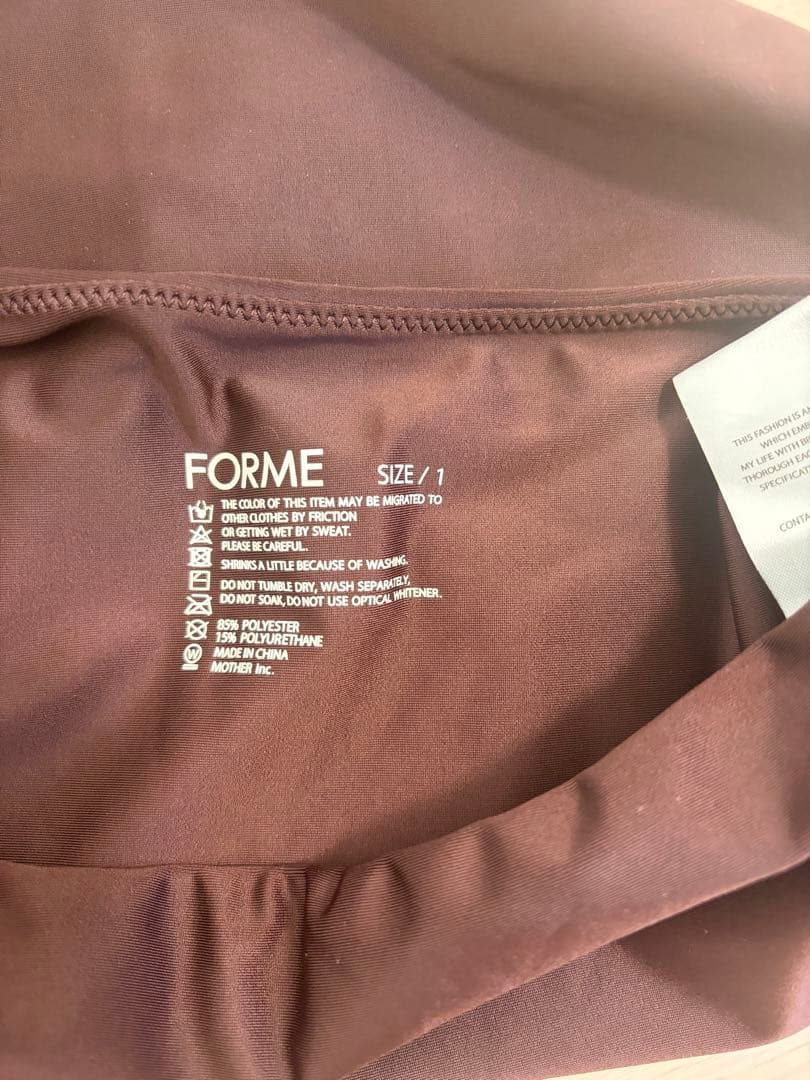 東原亜希さん FORME スイムウェア 水着 1サイズ