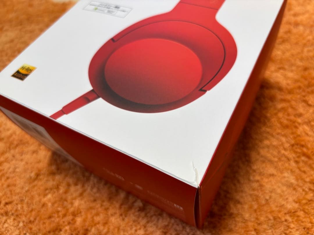 新品未使用品　SONY MDR-100A h.ear onオレンジ ヘッドフォン