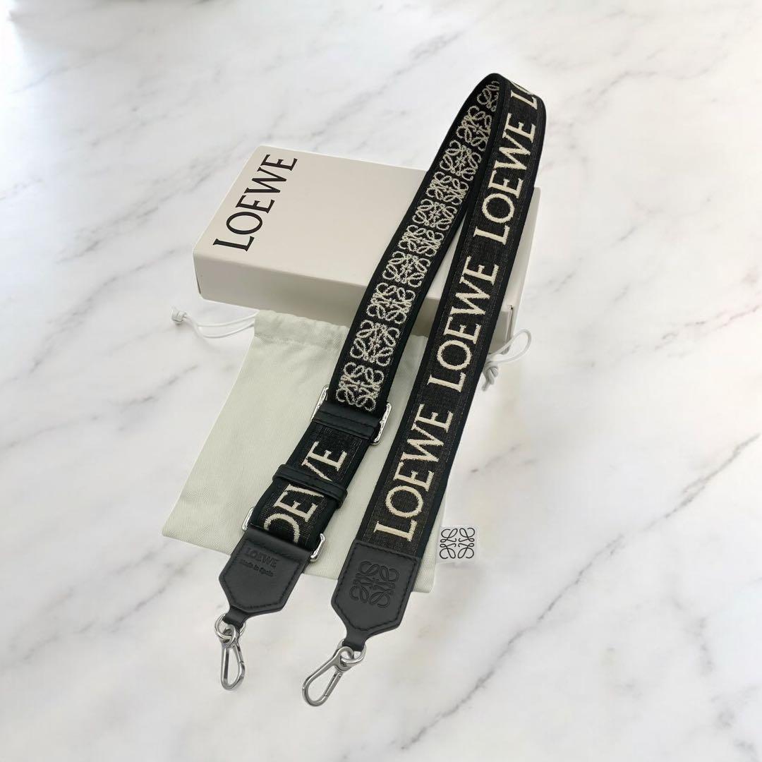 ⭐️美品⭐️ ロエベ ショルダーストラップ アナグラム ブラック