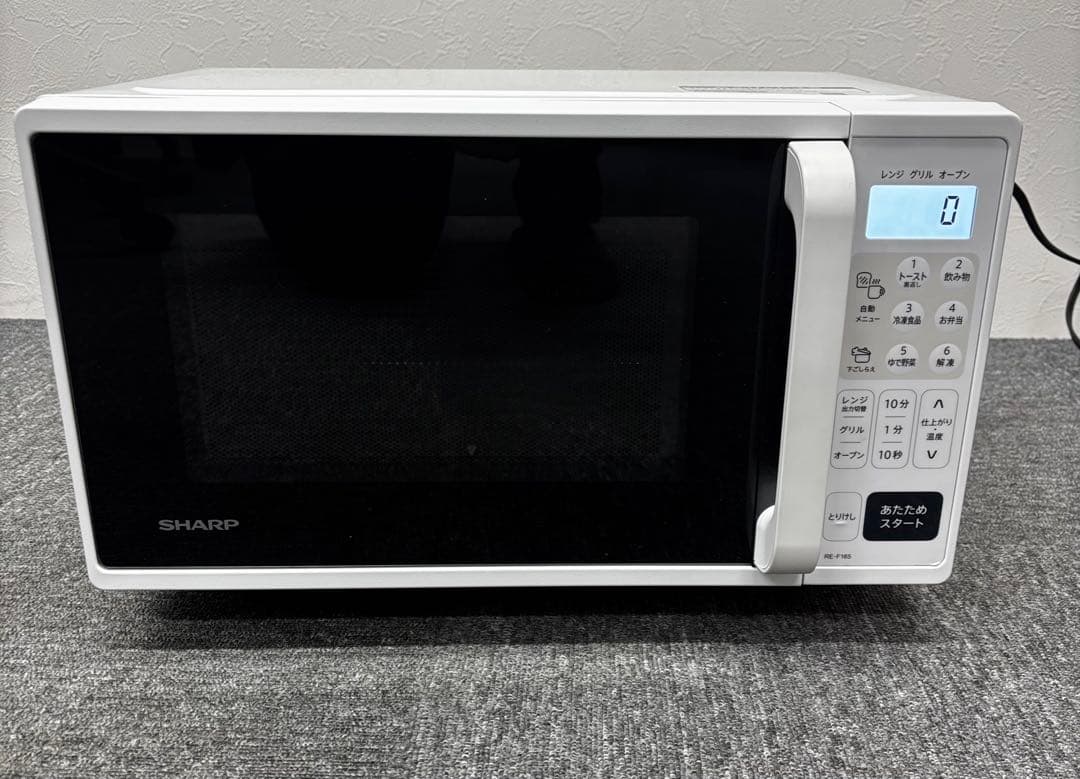 SHARP RE-F165 コンパクト電子レンジ グリル・オーブン機能 2025