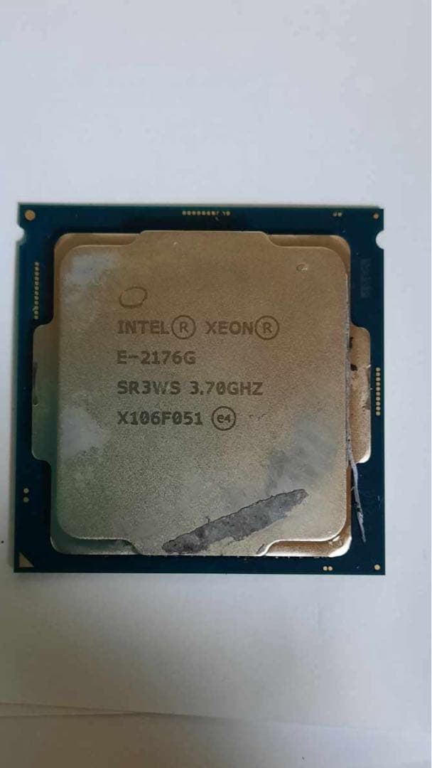 サーバー Intel CPU  XEON E-2176G 6C 3.7GHz 12MB