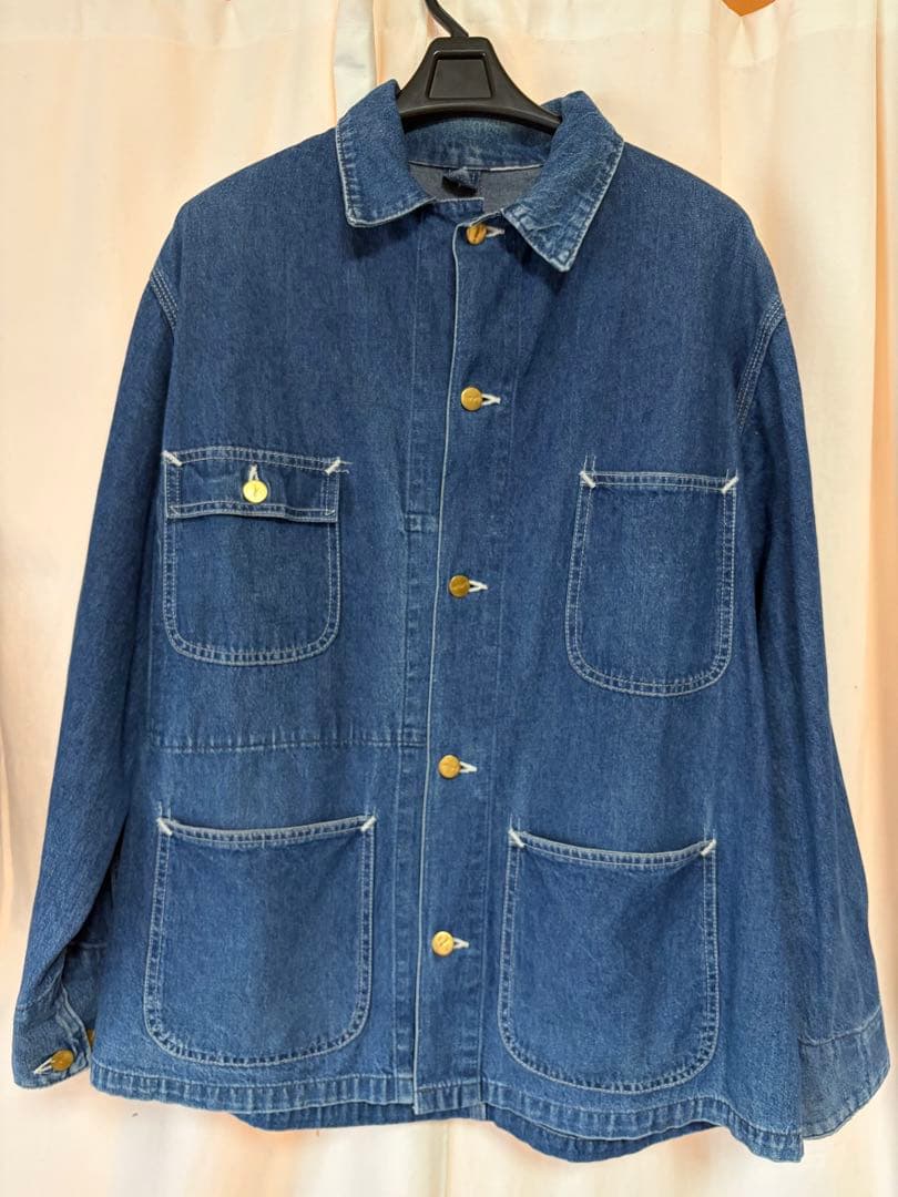 80s USA製 Carhartt カーハート カバーオール チョアコート L