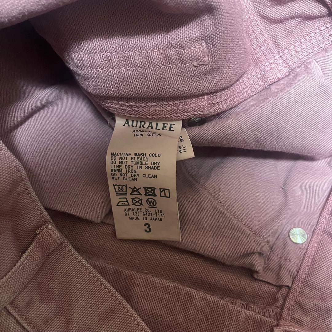 希少AURALEE PRODUCT DYED DUCK PANT 3