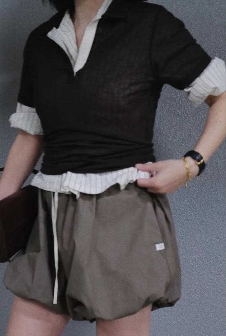 【新品未使用完売】ETRE tokyo/ヘンリーポロレイヤードセットプルオーバー