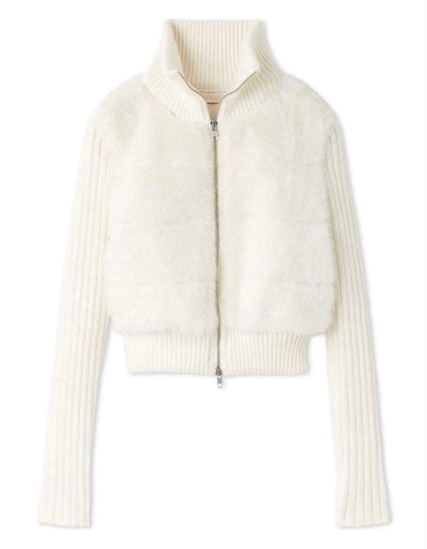 【新品未使用タグ付き】SNIDEL ファーニットブルゾン