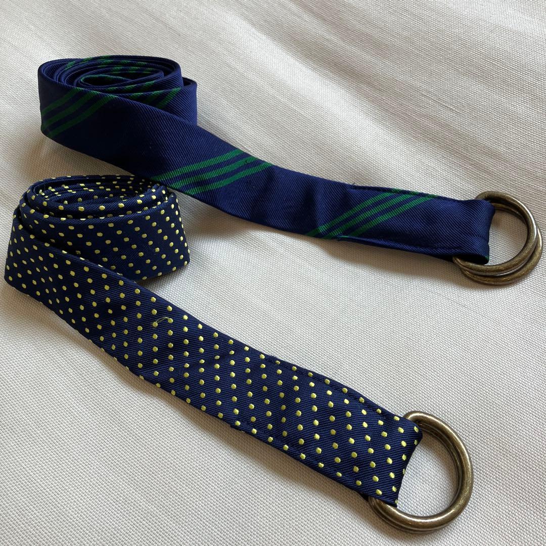 J.CREW シルク ベルト 2本セット M/L