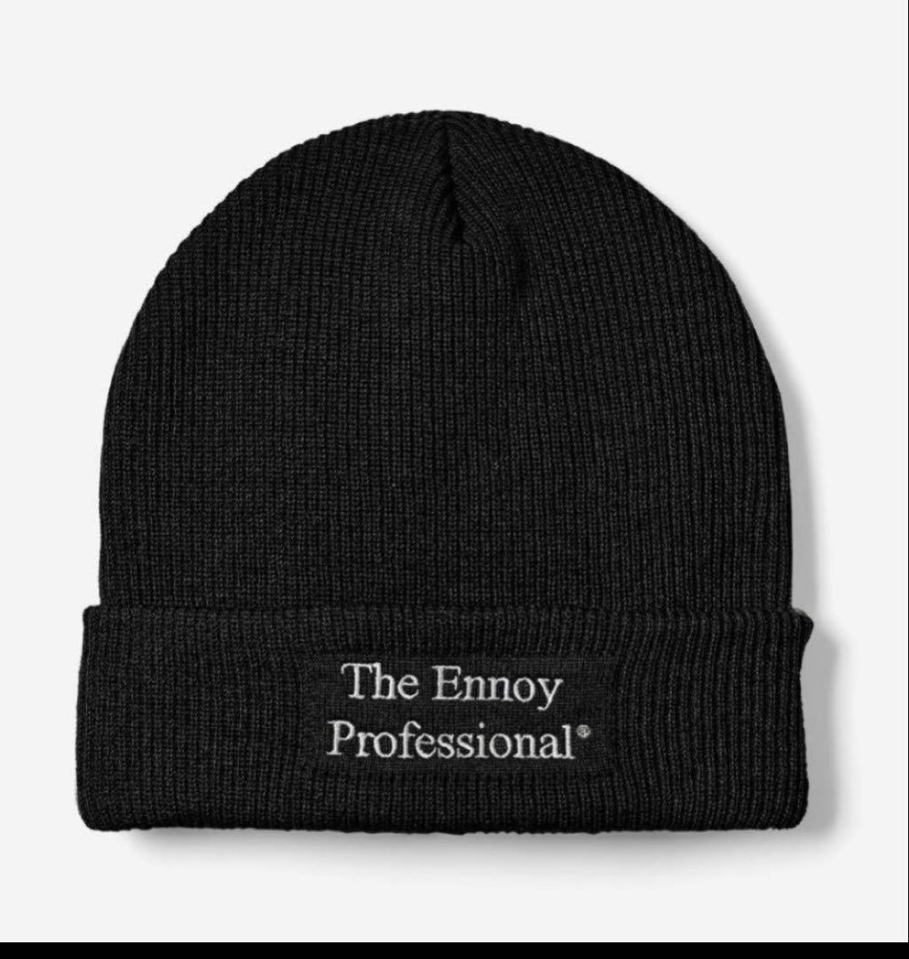 新作 ENNOY PROFESSIONAL KNIT CAP (BLACK)