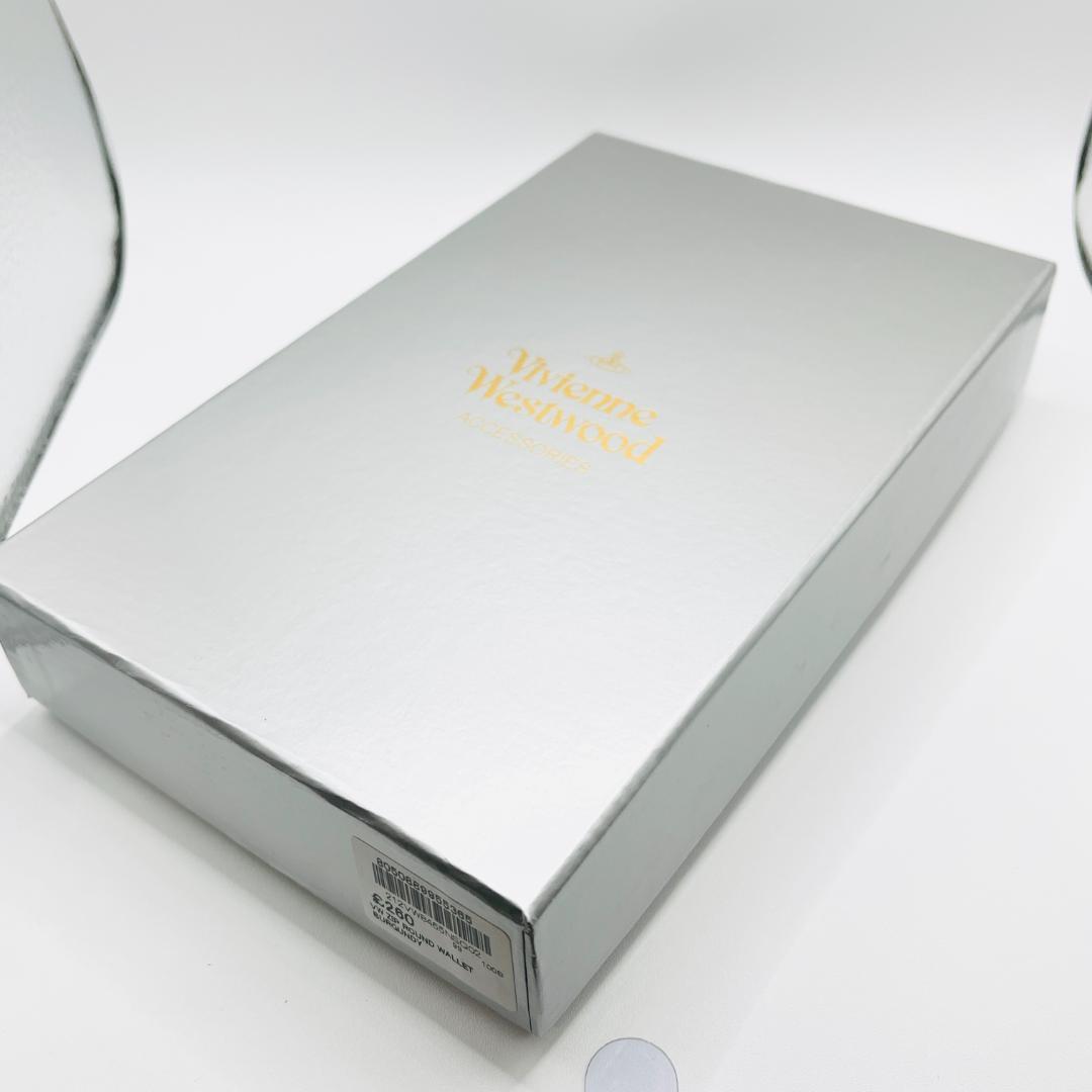 未使用 Vivienne Westwood 長財布 赤 型押し マット 人気