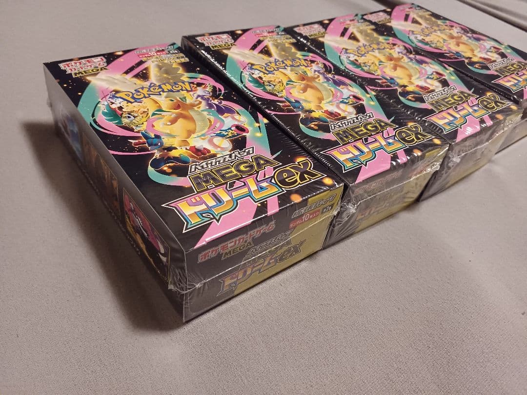 ポケモンカード MEGAドリームEX 4BOX シュリンク付き