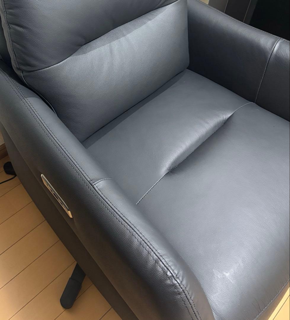 電動リクライニングパーソナルチェア(2モーター LE01 BK) ニトリ-1