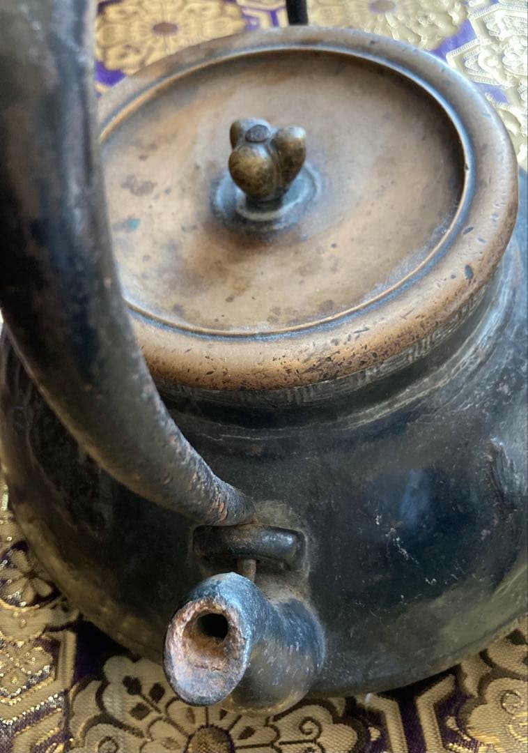 鉄瓶 龍文堂 骨董品