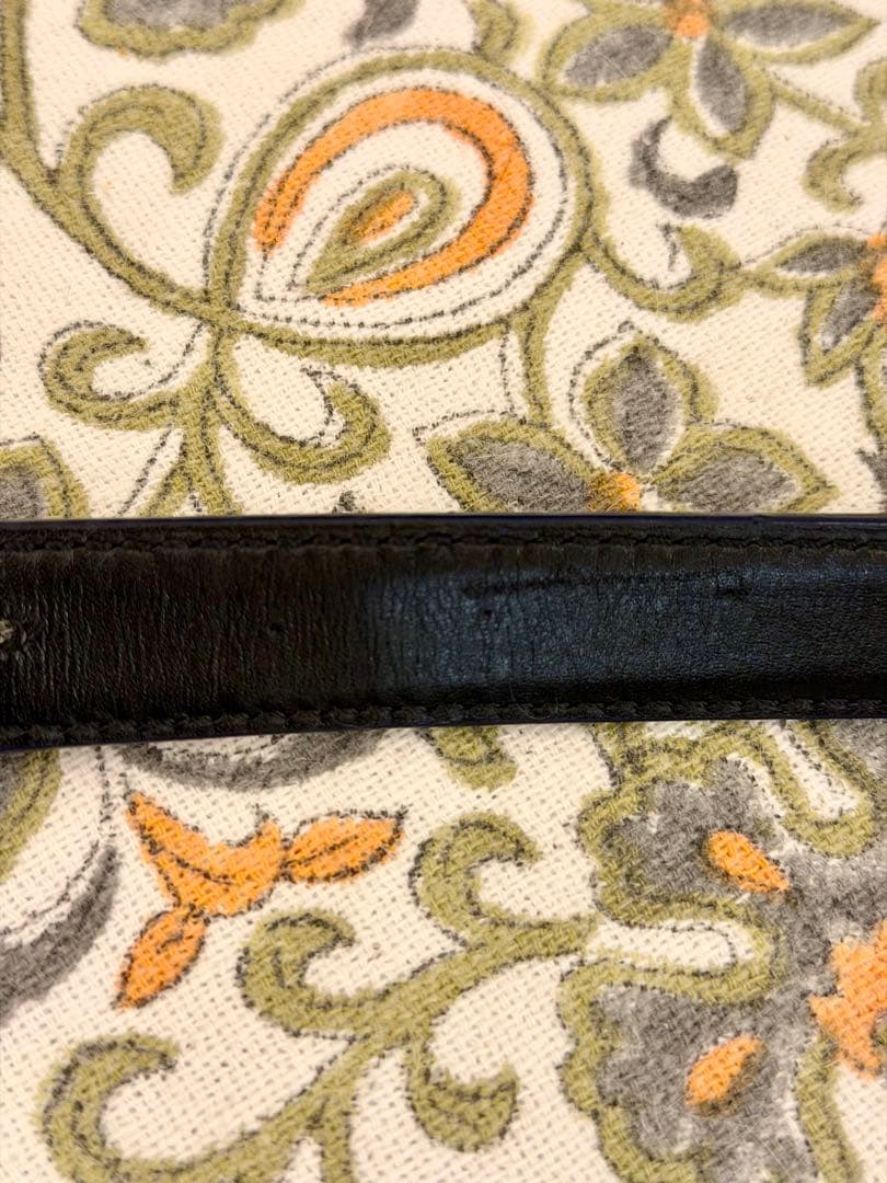 LOEWE ロエベ アナグラム ベルト ネイビー