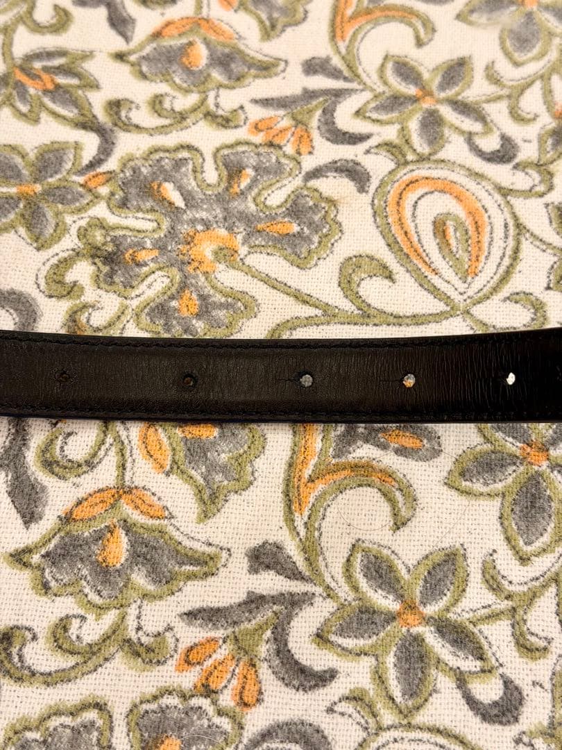 LOEWE ロエベ アナグラム ベルト ネイビー