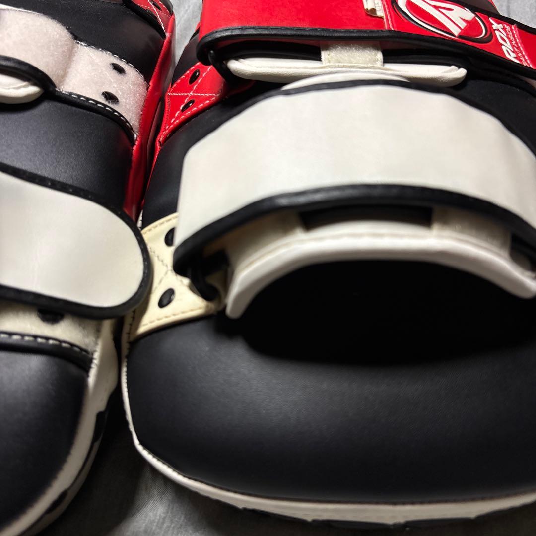 RDX キックミット 2個セット 黒/赤 格闘技 キックボクシング