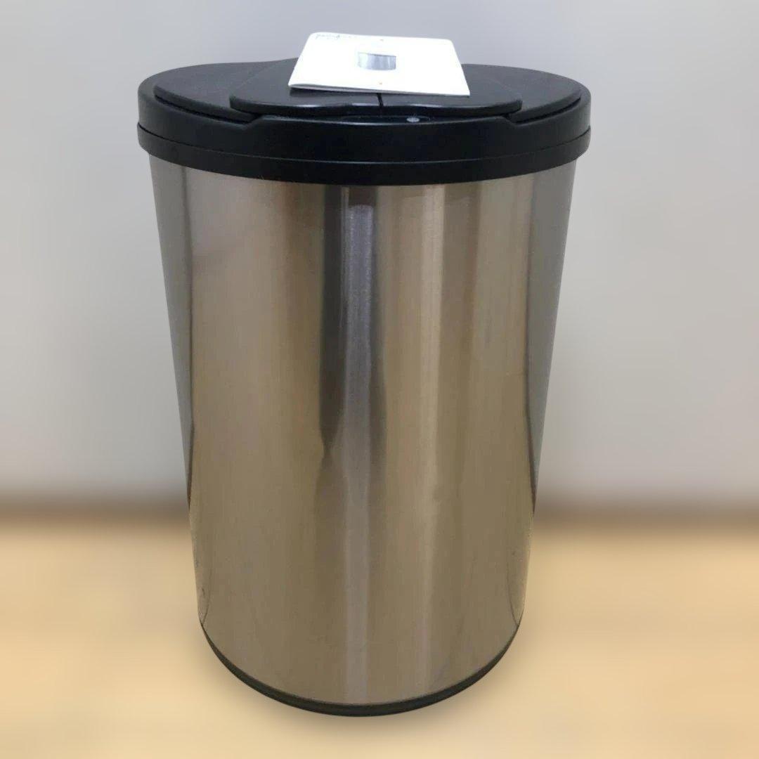 送料無料自動開閉 ごみ箱 41L センサー式 ステンレス 電動88261