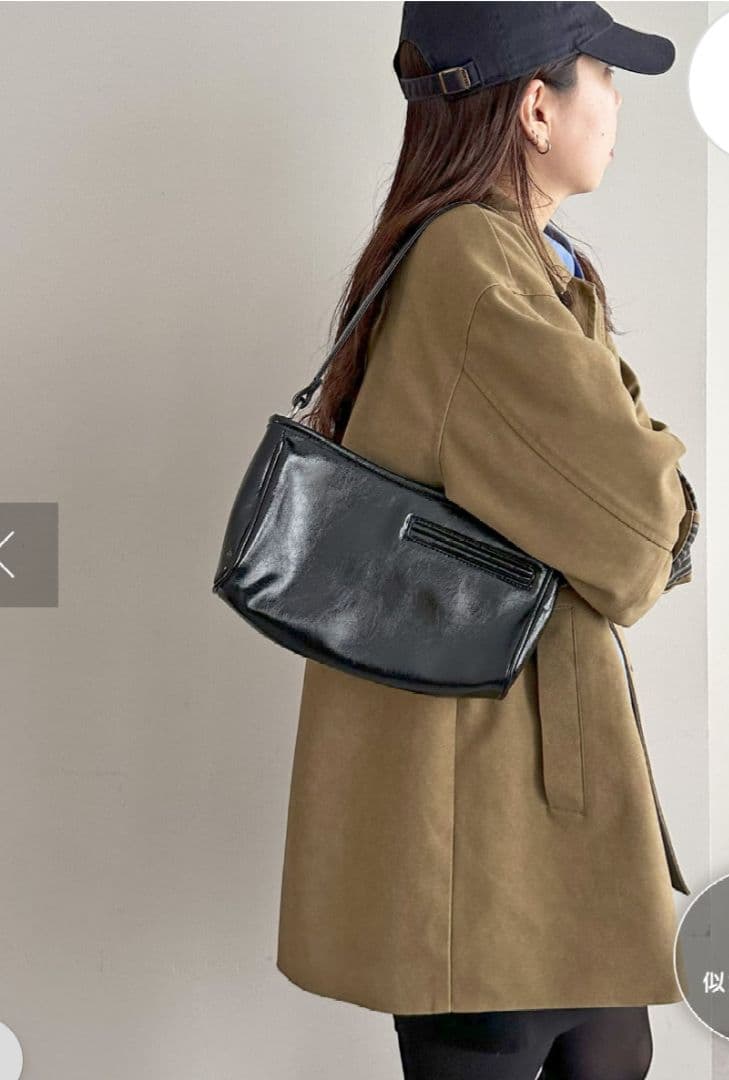 discoat ディスコート フェイクスエードショートコートちばちゃん着用タグ有