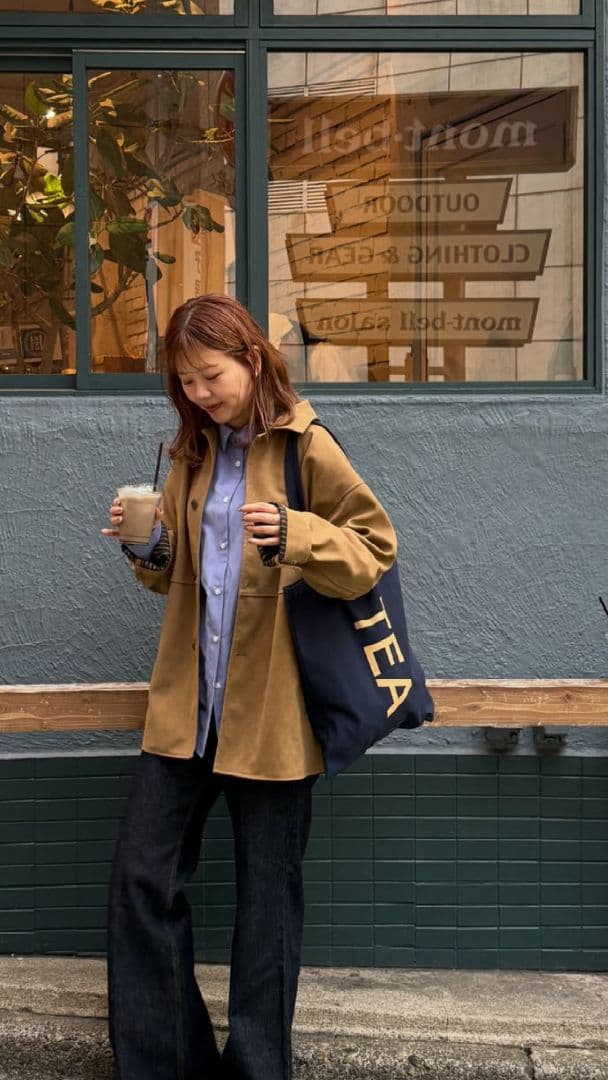 discoat ディスコート フェイクスエードショートコートちばちゃん着用タグ有