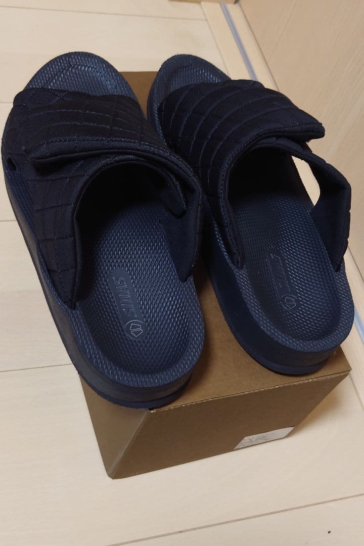 SIDASシダス　ウチッパ　ブラック黒　サンダルＬ（27.0〜28.5cm）