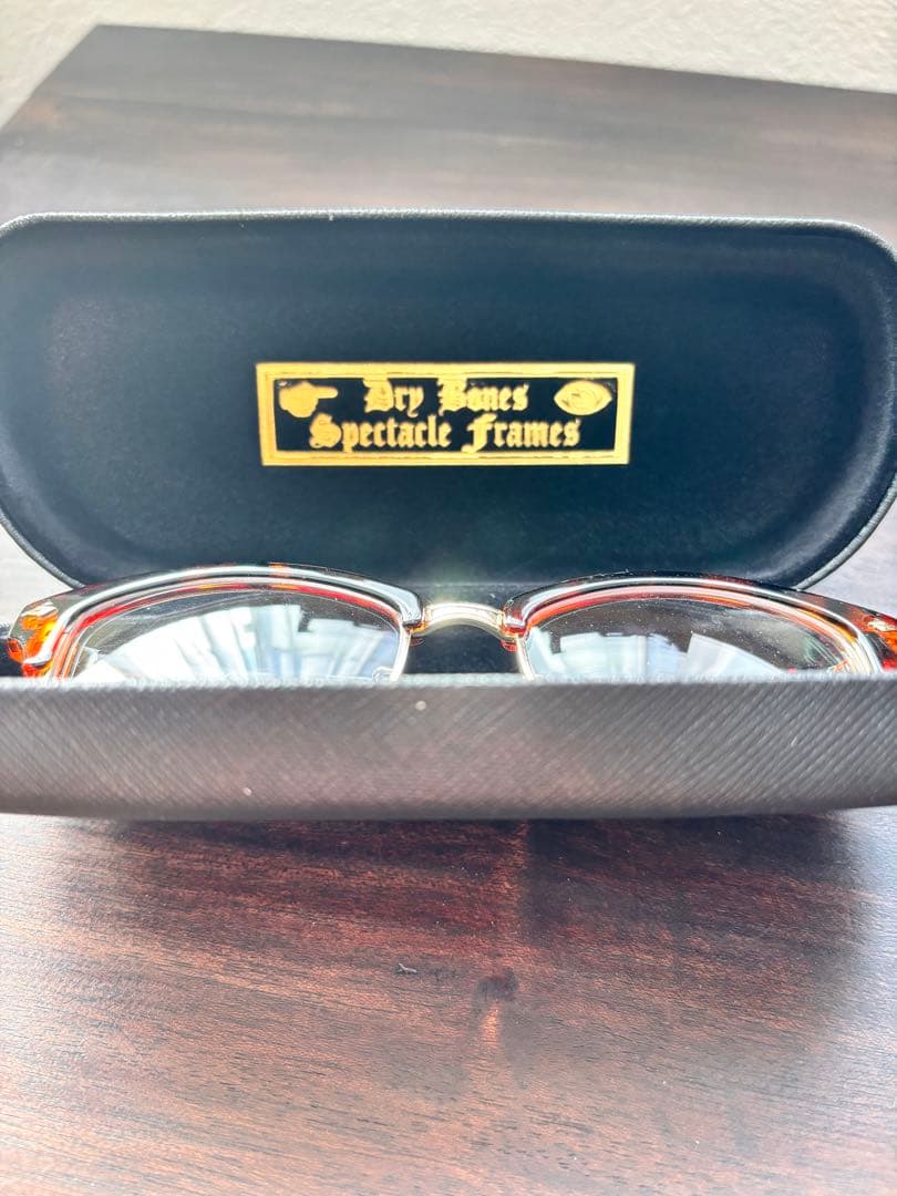 新品未使用！Dry Bonesドライボーンズ サングラス 茶縁メガネ 眼鏡