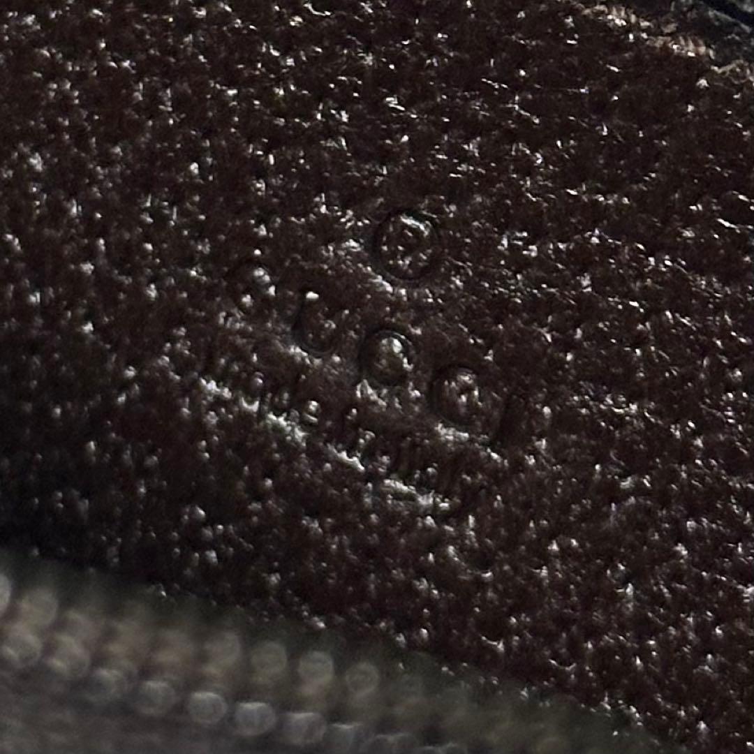 【美品】GUCCI グッチ　ケース　キャンバス　GG メタルロゴ