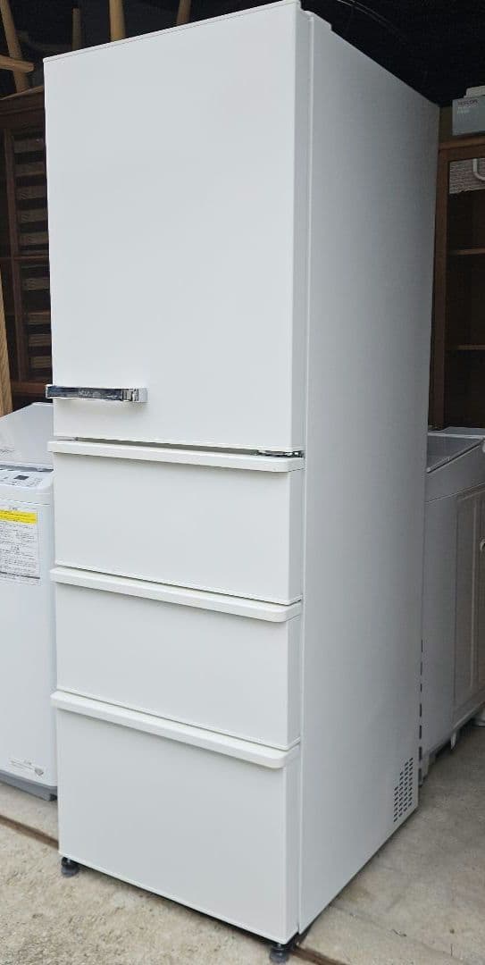 アクア冷蔵冷凍庫 AQR-V37Pミルク2024年製