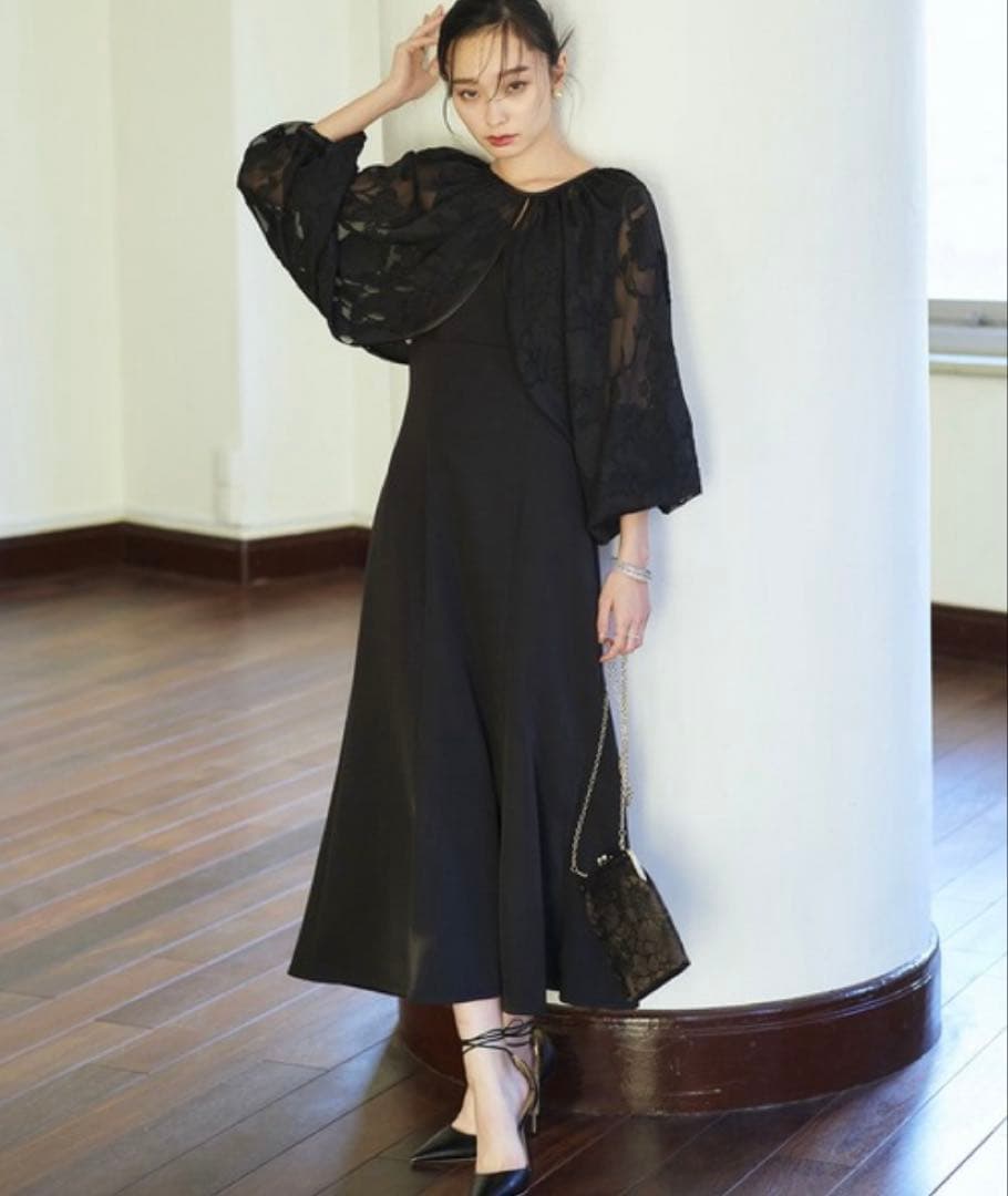 新品　ルイルエブティック　シアージャカードボレロ＆ナローマーメイドドレス 3L