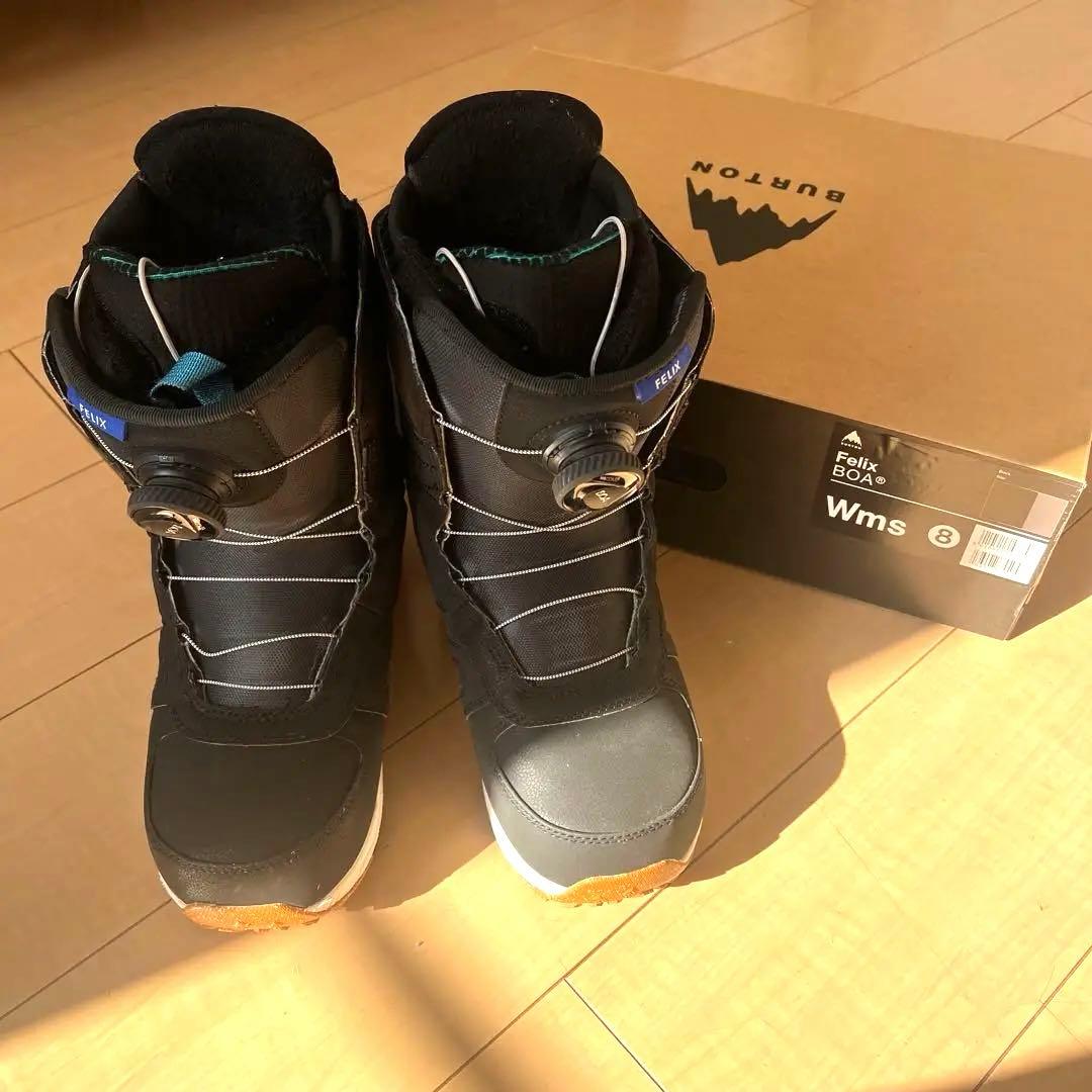 【美品】23-24レディース バートン フェリックス ボア スノーボード ブーツ