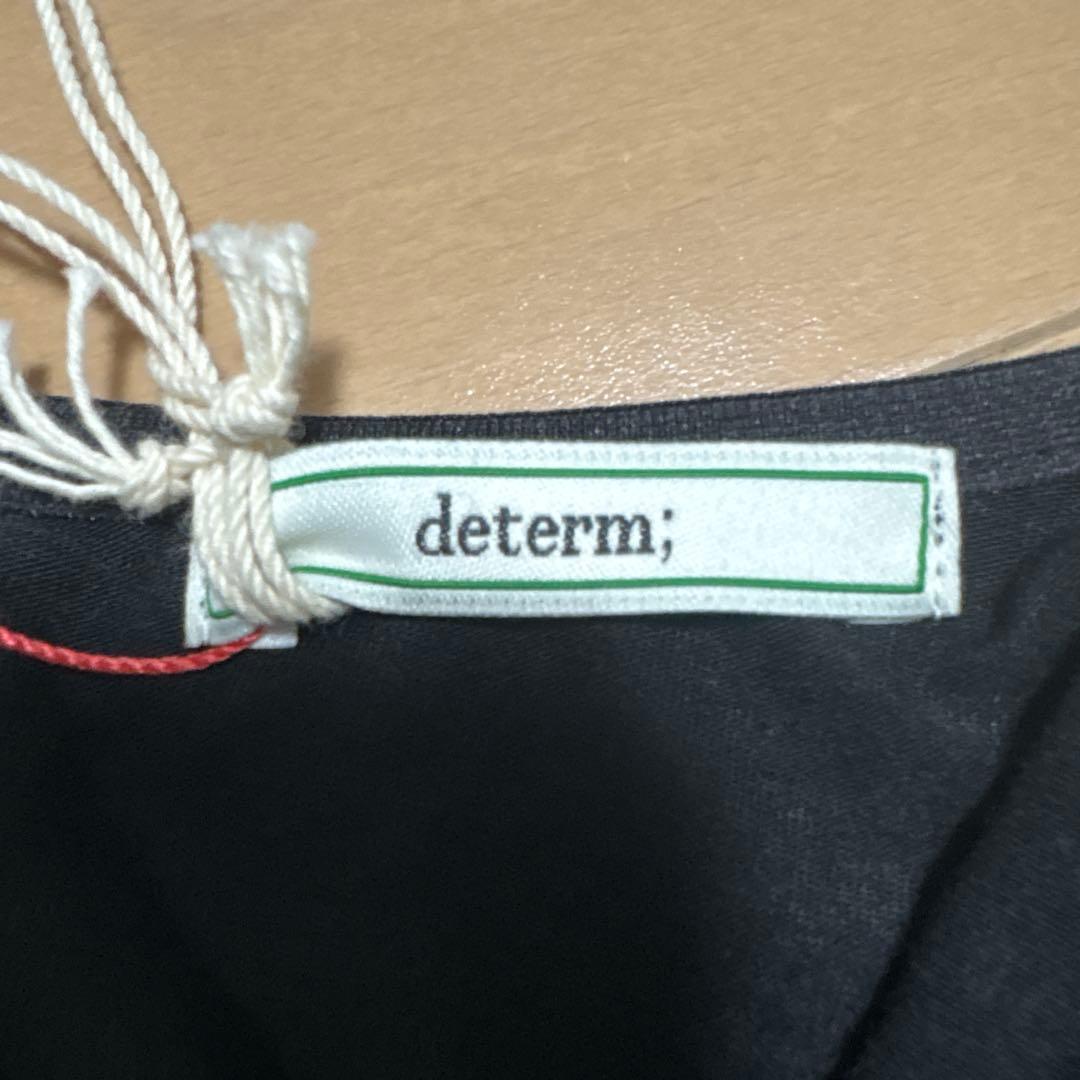 ＜determ＞PIPING OPEN BACK TOP/トップス