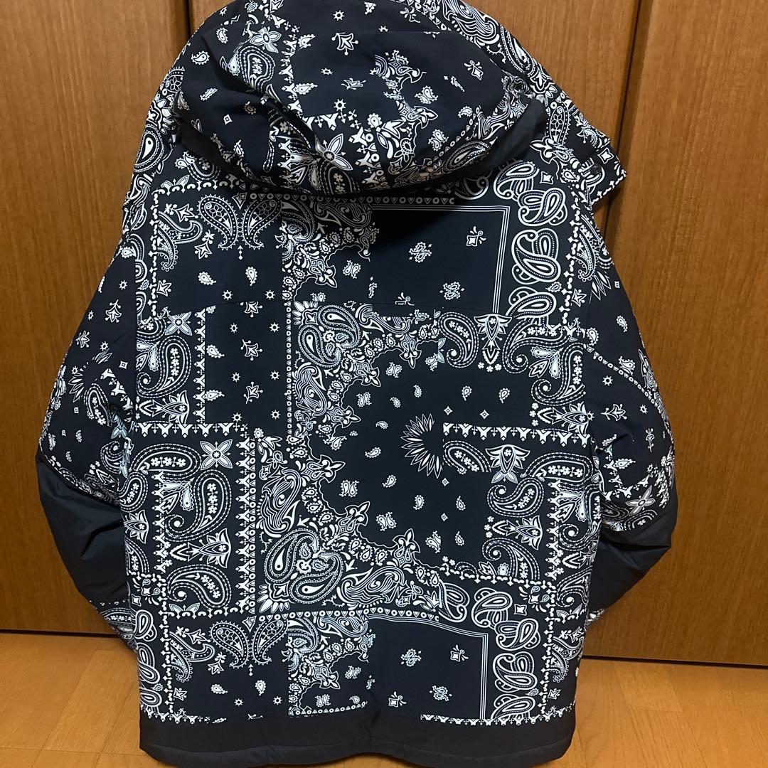 ファーストダウンUSA ダウンジャケット S ペイズリー柄