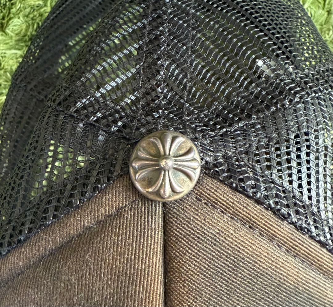 CHROME HEARTS 刺繍ロゴ キャップ ブラック